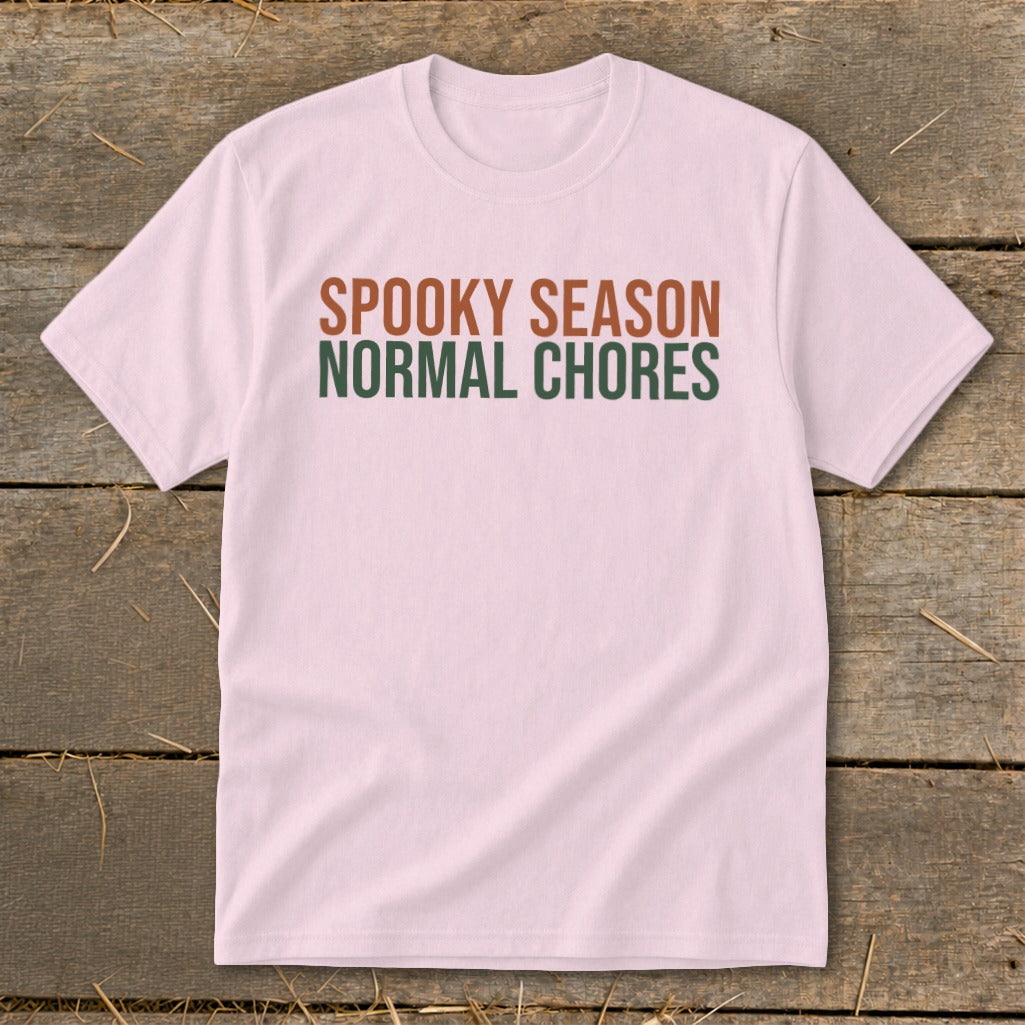 Spooky Season Normal Chores Youth Tee