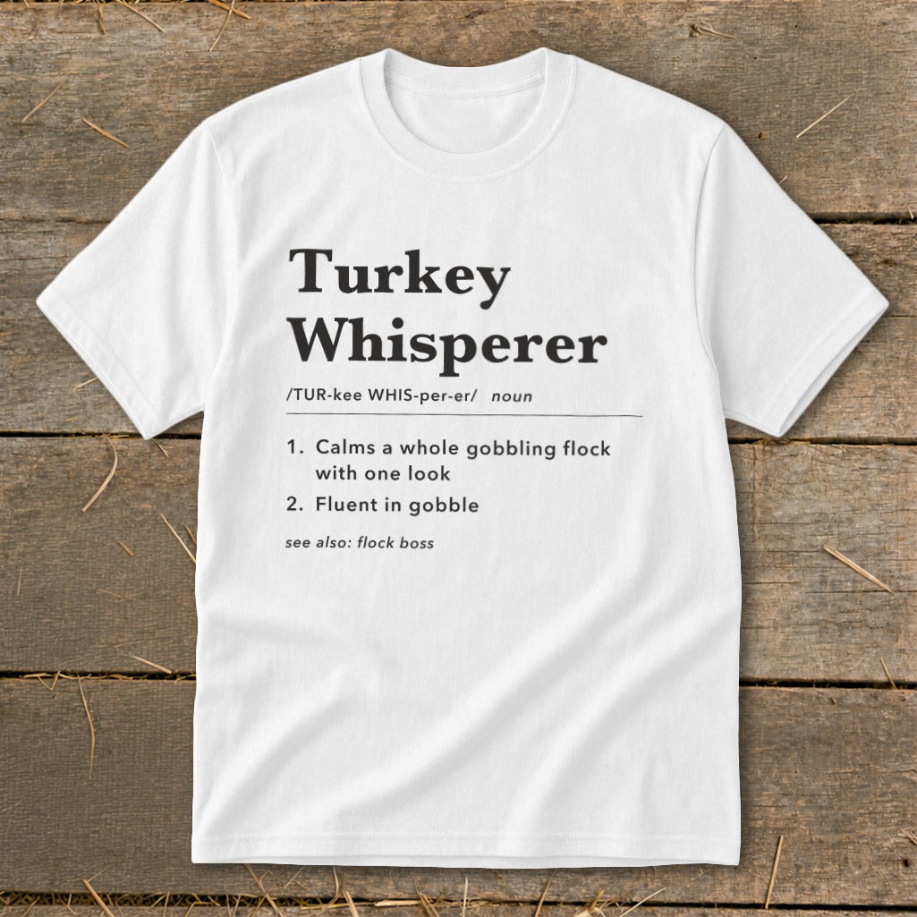Turkey Whisperer Definition Youth Tee