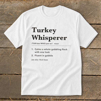 Turkey Whisperer Definition Youth Tee