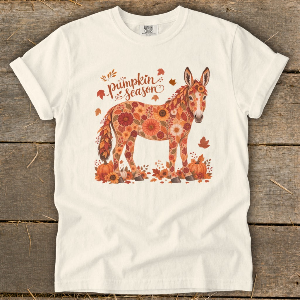 Fall Floral Donkey Signature Tee