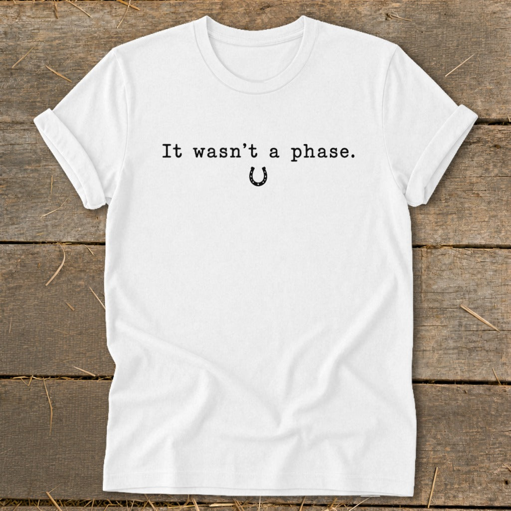 It Wasn't a Phase Horseshoe Softstyle Tee