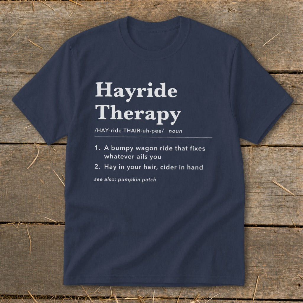 Hayride Therapy Definition Youth Tee