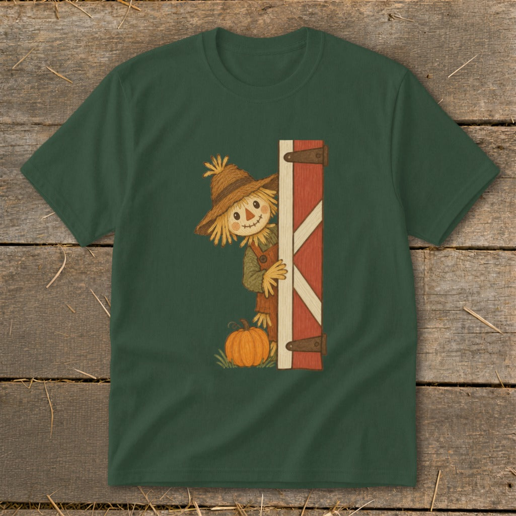 Peeking Scarecrow Youth Tee