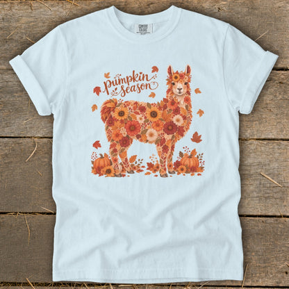 Fall Floral Llama Signature Tee