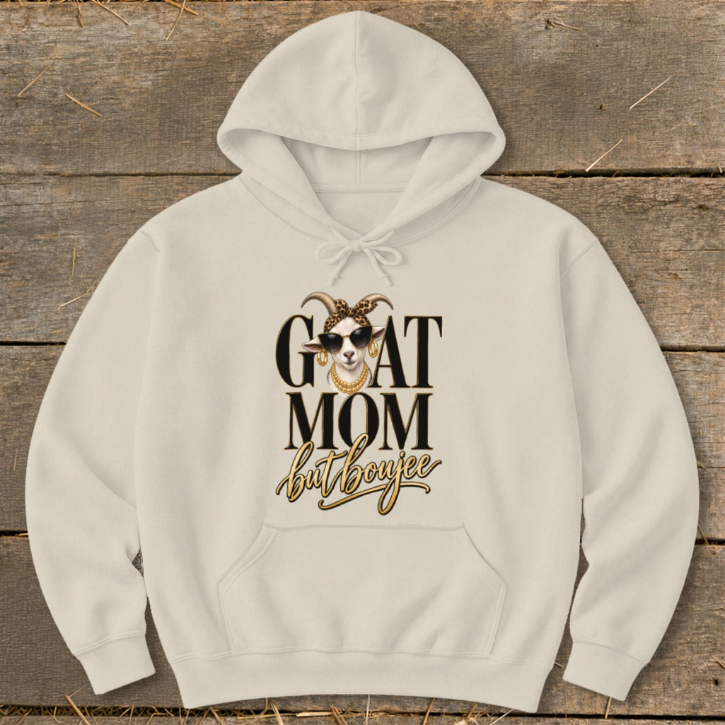 Goat Mom but Boujee Hoodie