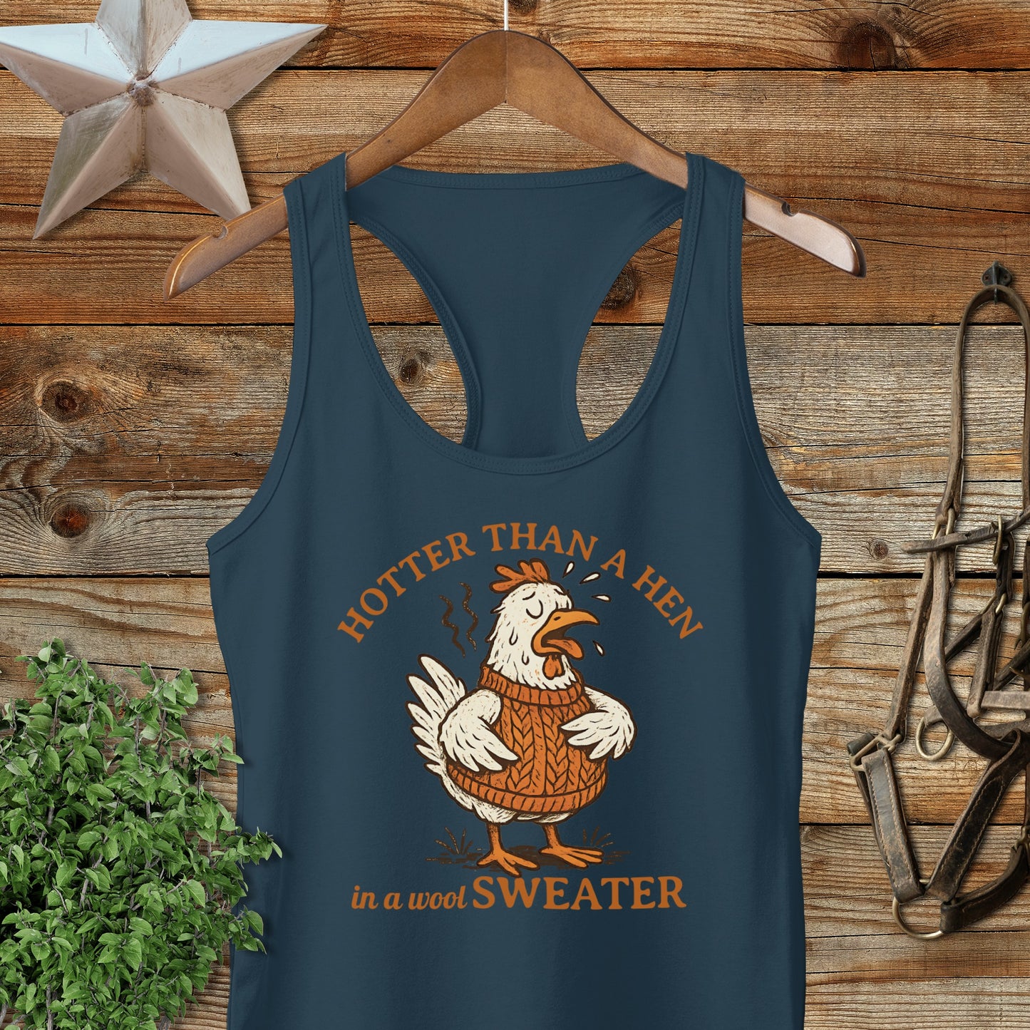 Hotter Than a Hen in a Wool Sweater Tank Top