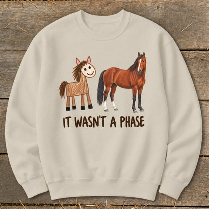 It Wasn't a Phase Drawing Sweatshirt