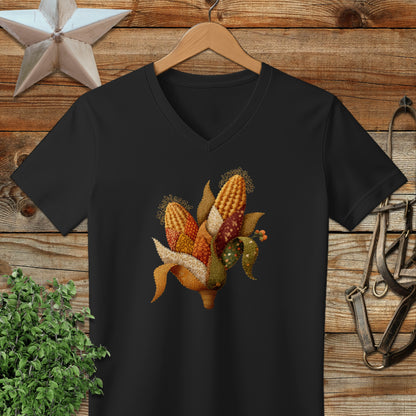 Festive Corn Harvest V-neck T-shirt product