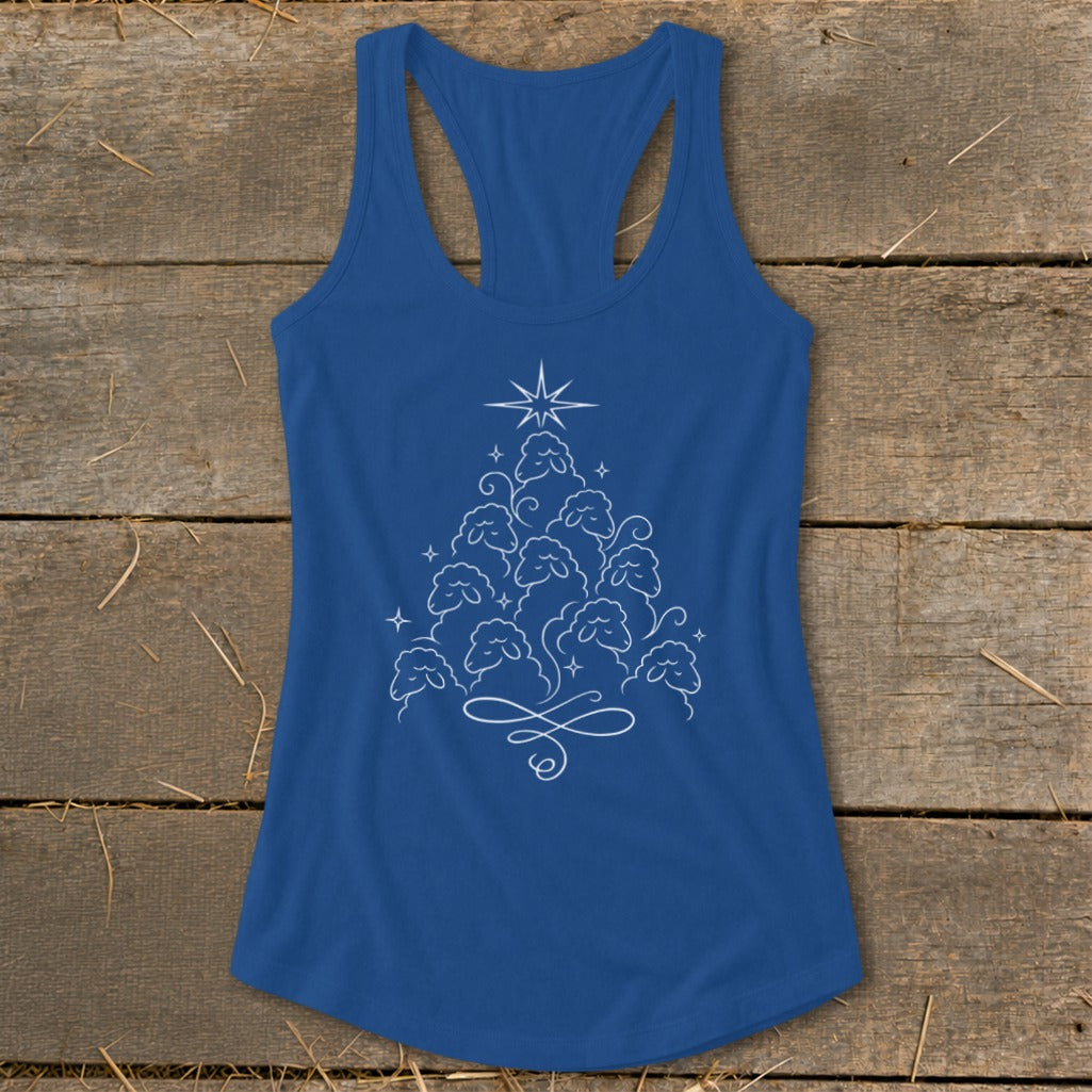 Elegant Sheep Tree Racerback Tank