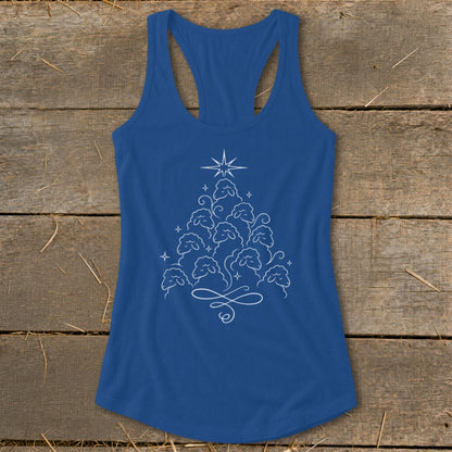 Elegant Sheep Tree Racerback Tank