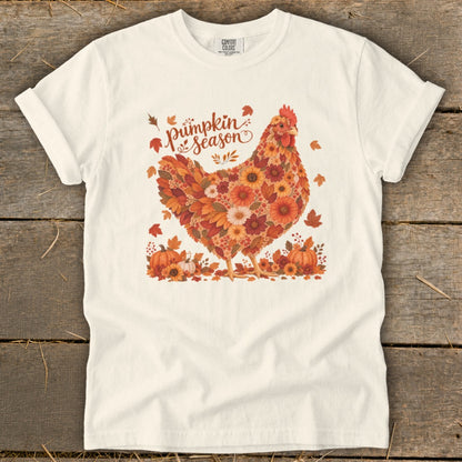 Fall Floral Chicken Signature Tee