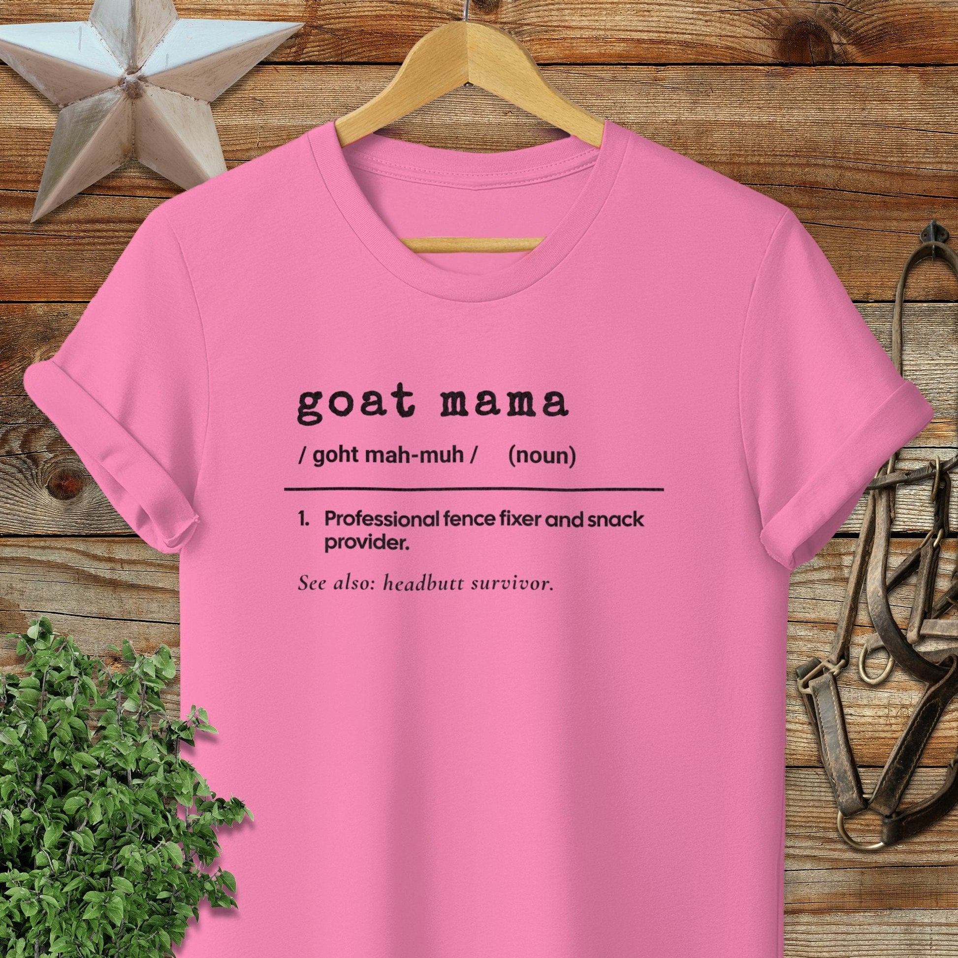 Adult T-shirt Adult T-Shirt / Azalea / S Goat Mama Definition T-shirt