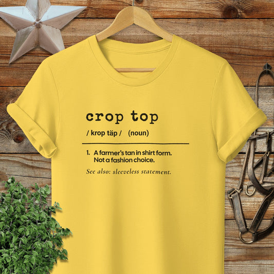 Adult T-shirt Adult T-Shirt / Daisy / S Crop Top Definition T-shirt