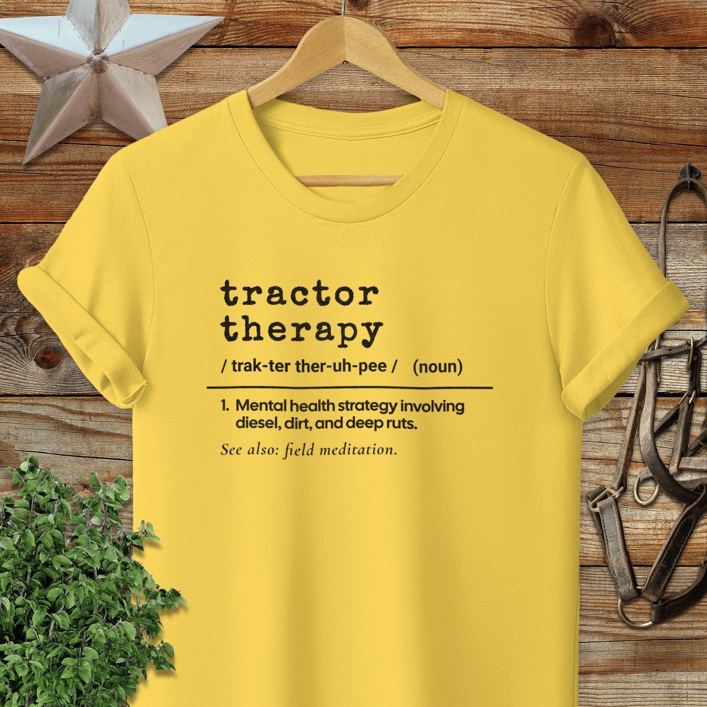 Adult T-shirt Adult T-Shirt / Daisy / S Tractor Therapy Definition T-shirt