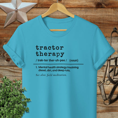 Adult T-shirt Adult T-Shirt / Tropical Blue / S Tractor Therapy Definition T-shirt