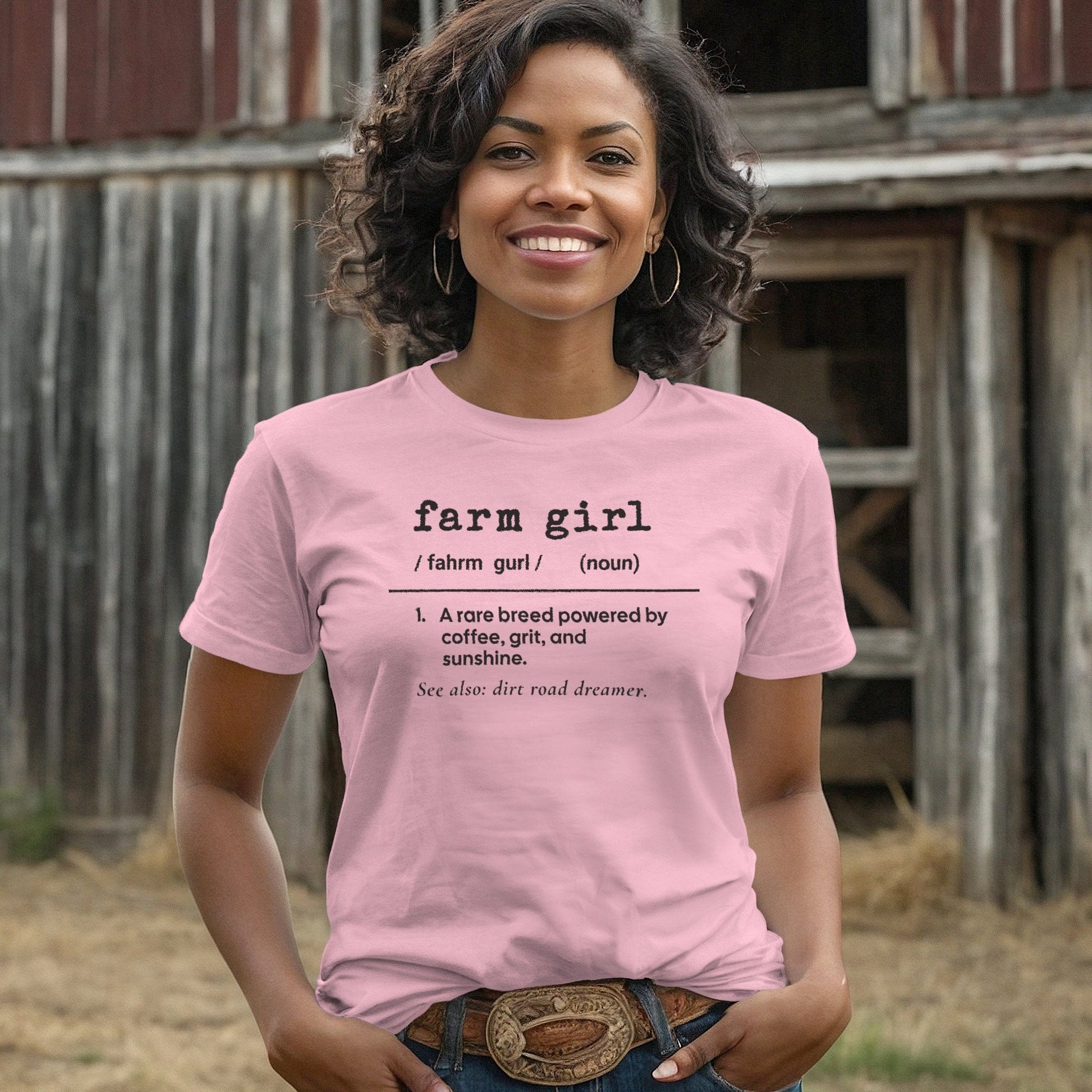 Adult T-shirt Farm Girl Definition T-shirt