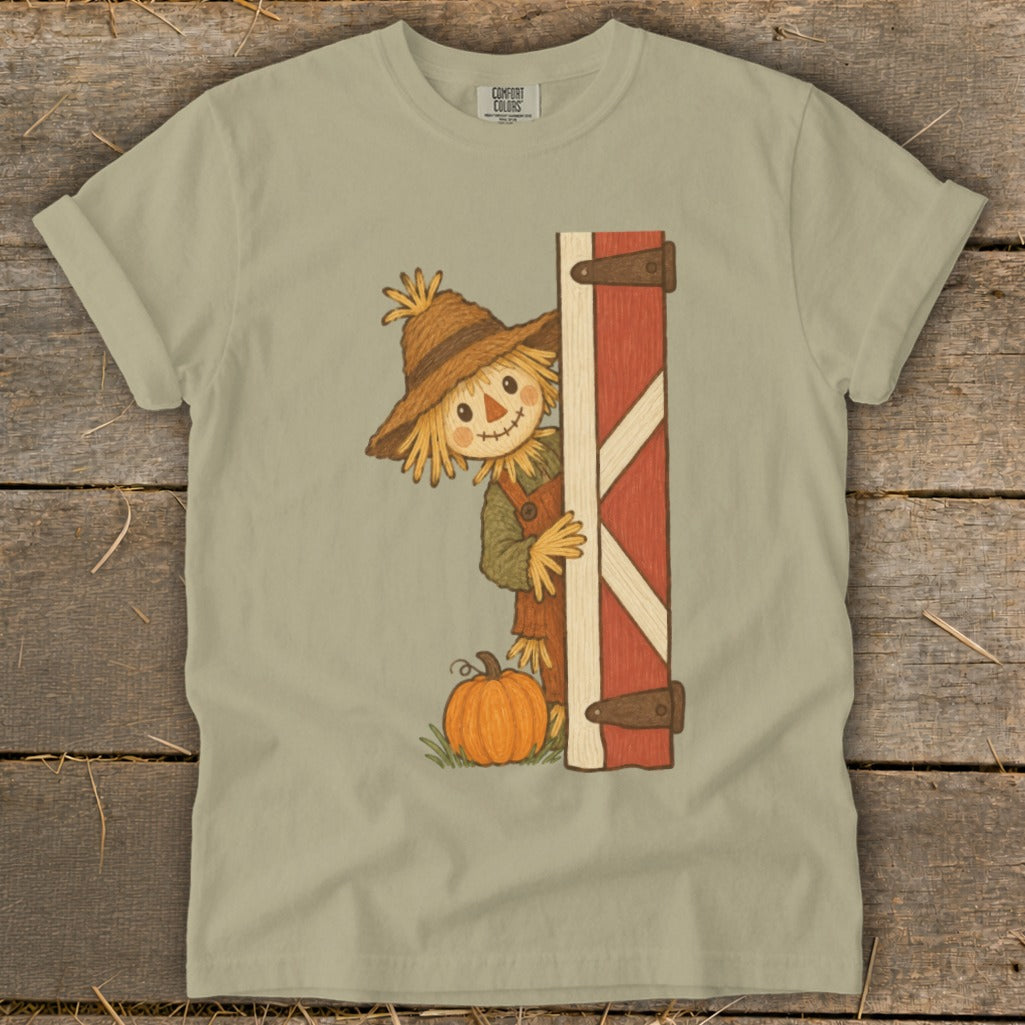Peeking Scarecrow Signature Tee