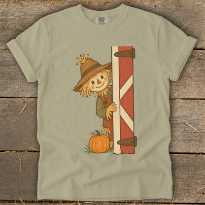 Peeking Scarecrow Signature Tee
