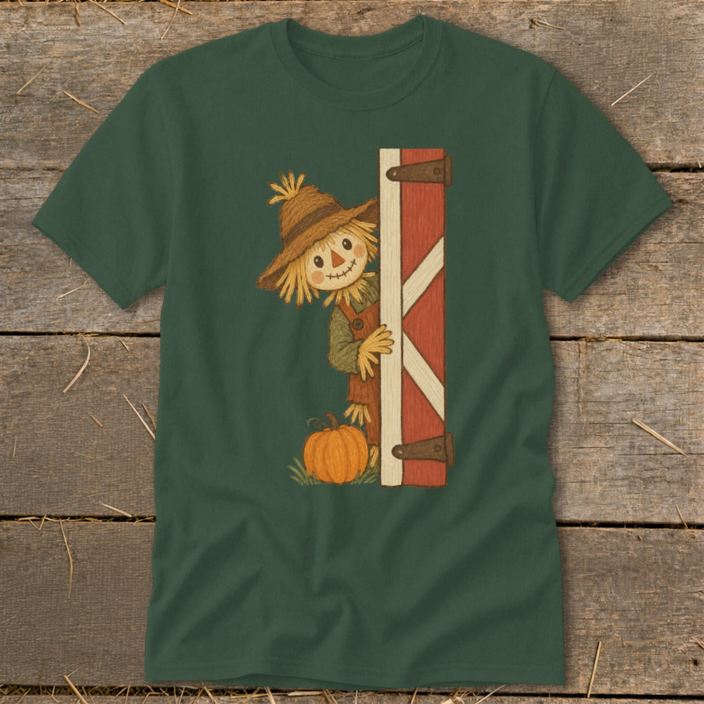 Peeking Scarecrow Classic Tee
