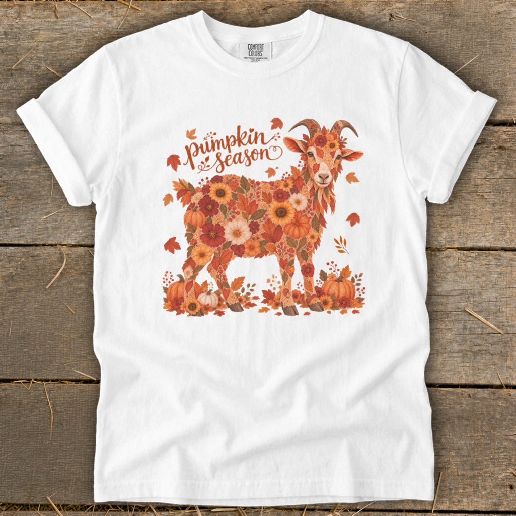 Fall Floral Goat Signature Tee