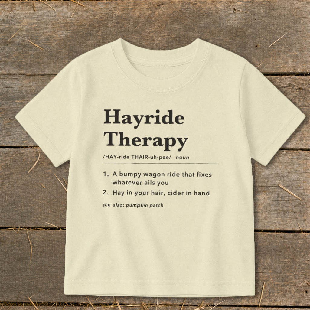 Hayride Therapy Definition Toddler Tee