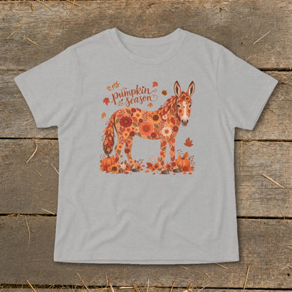 Fall Floral Donkey Infant Tee