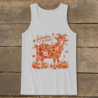 Fall Floral Goat Tank Top