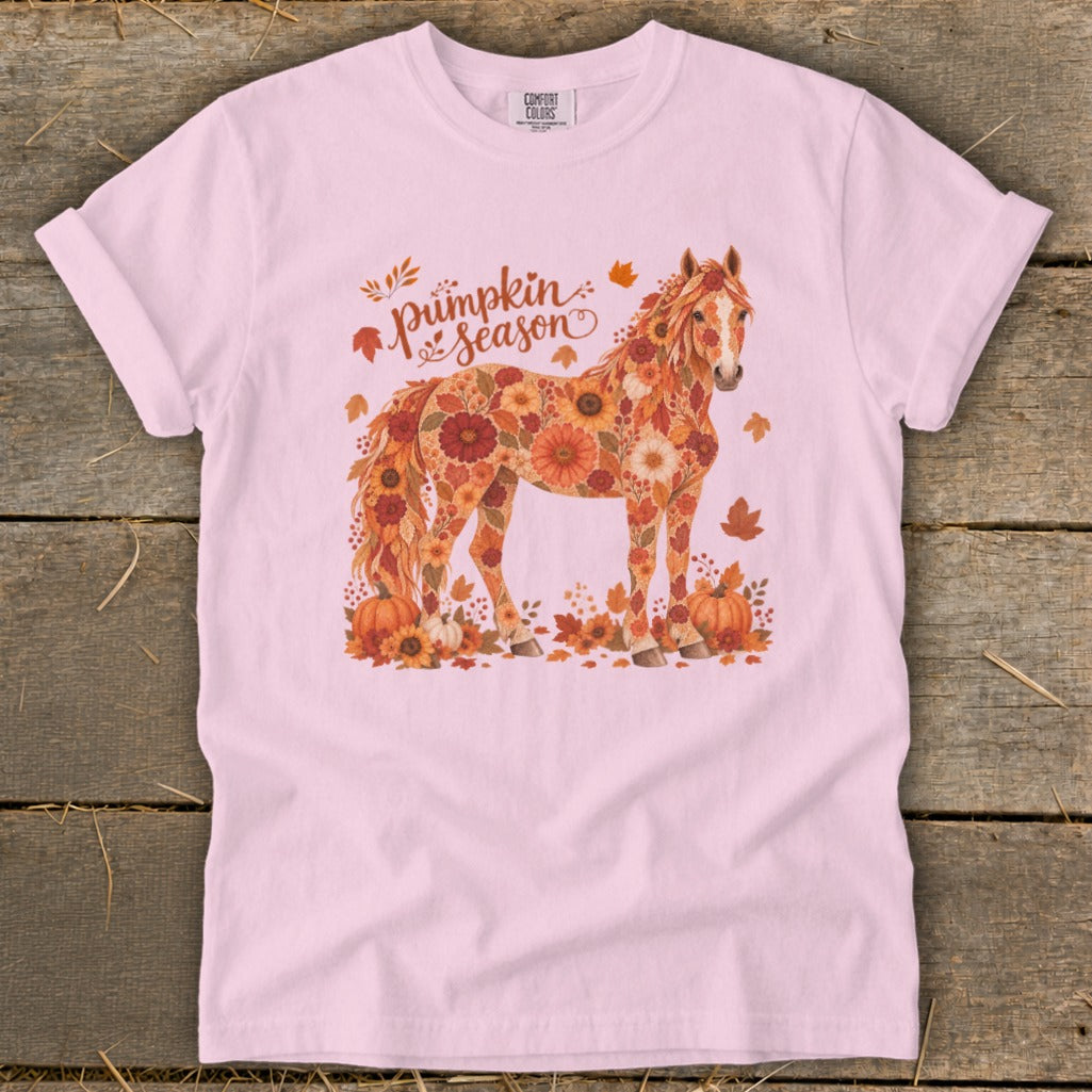 Fall Floral Horse Signature Tee