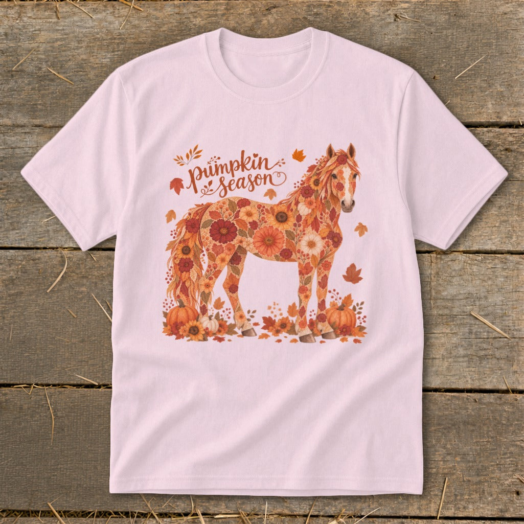 Fall Floral Horse Youth Tee