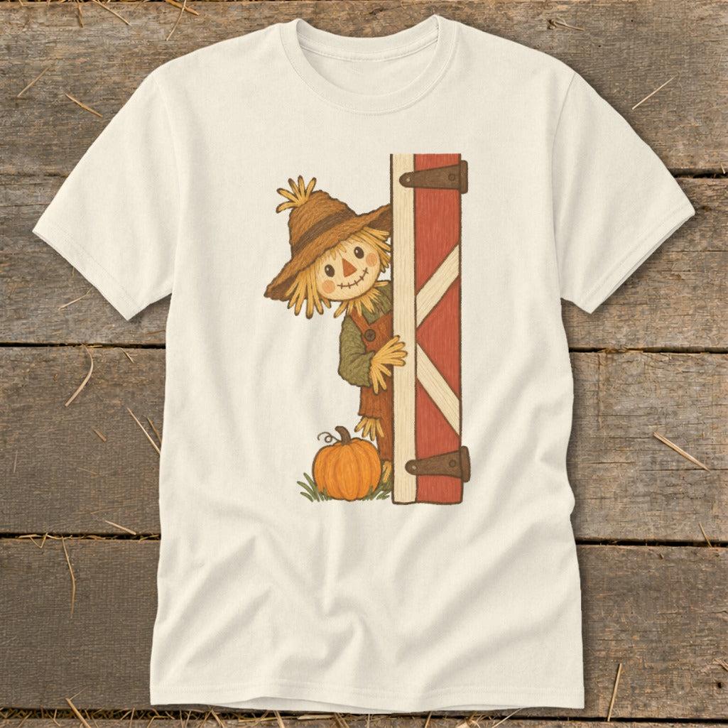 Peeking Scarecrow Classic Tee
