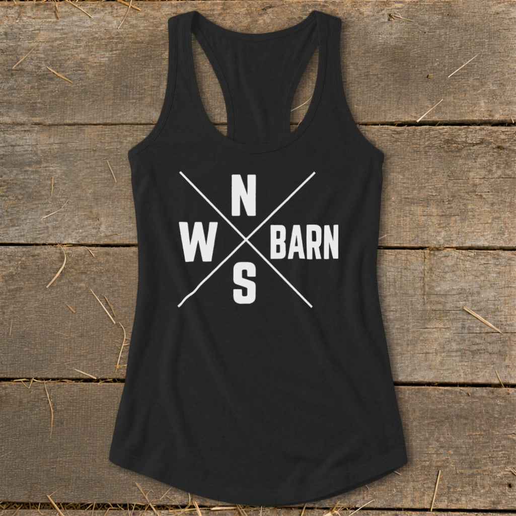 Barn Compass Racerback Tank