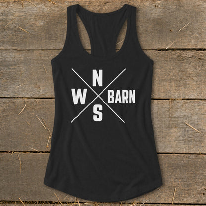 Barn Compass Racerback Tank