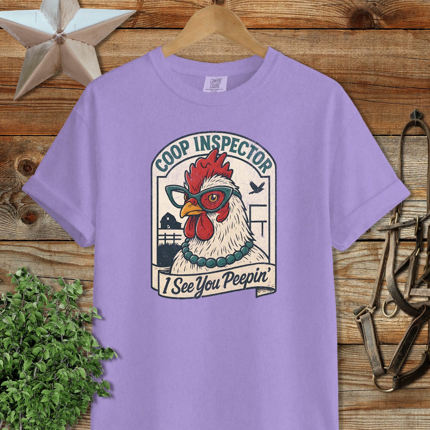 Coop Inspector I See You Peepin' graphic shirt