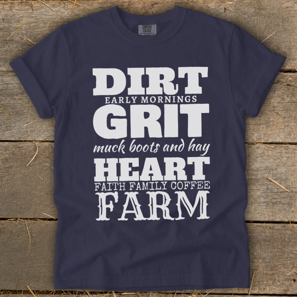 Dirt Grit Heart Farm Signature Tee