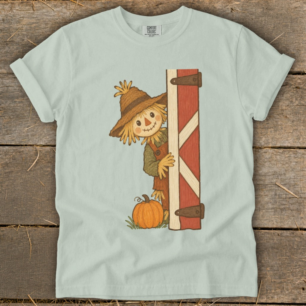 Peeking Scarecrow Signature Tee
