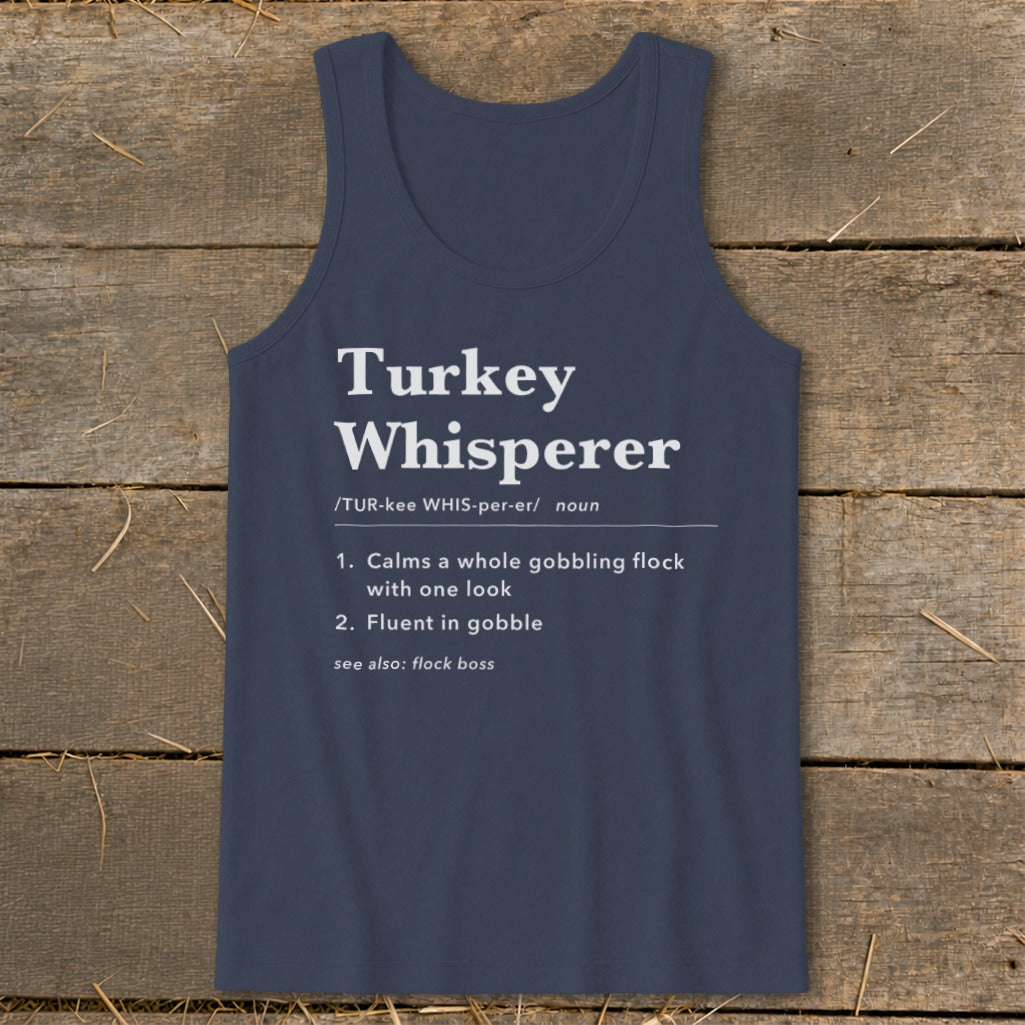 Turkey Whisperer Definition Tank Top