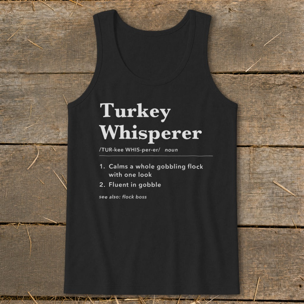 Turkey Whisperer Definition Tank Top