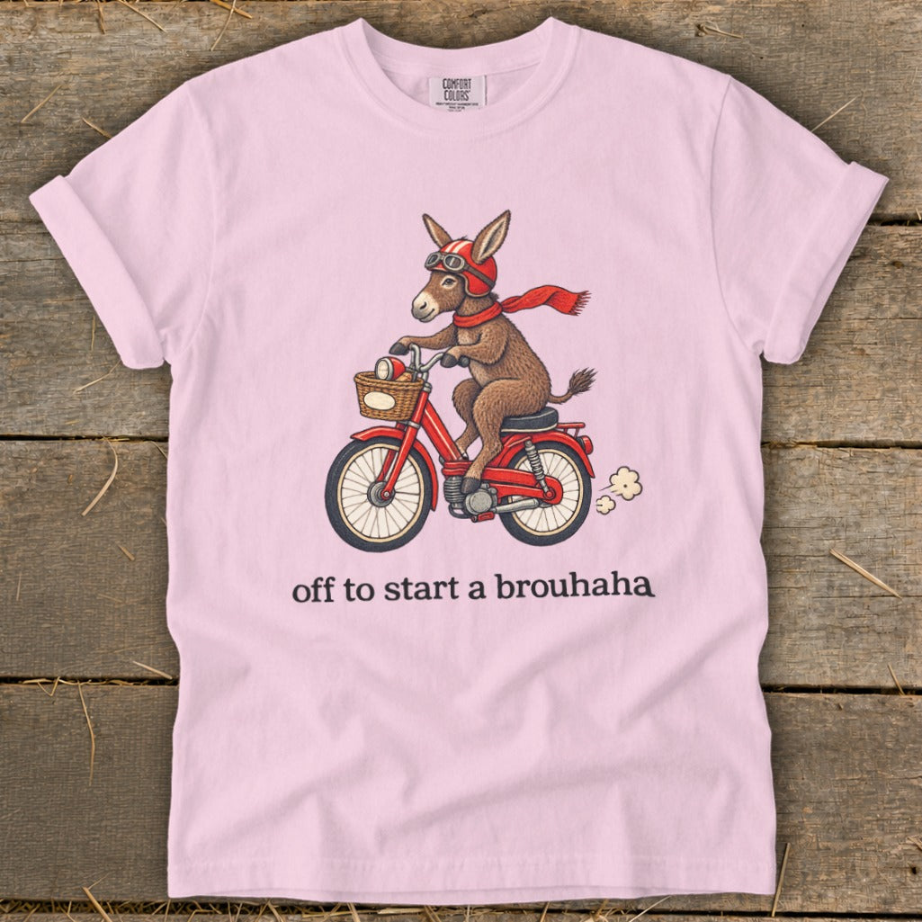 Off To Start a Brouhaha Signature Tee