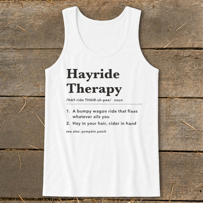 Hayride Therapy Definition Tank Top