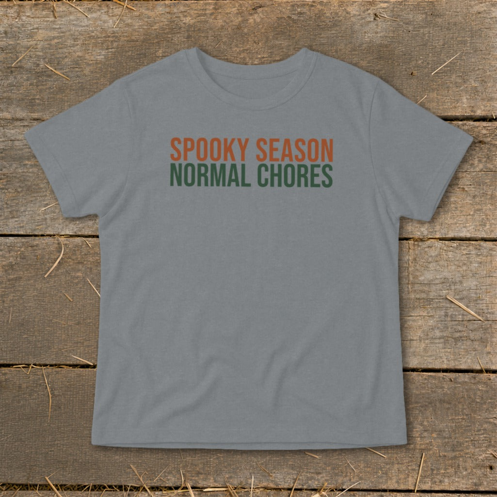 Spooky Season Normal Chores Infant Tee
