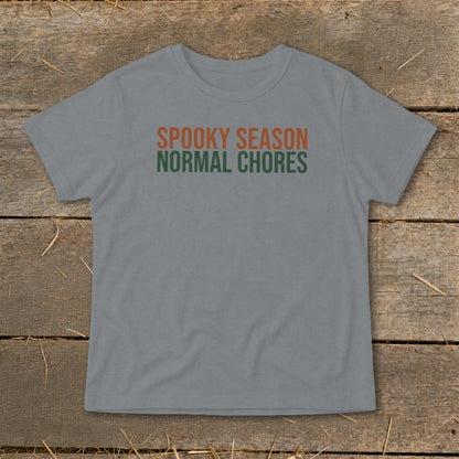 Spooky Season Normal Chores Infant Tee