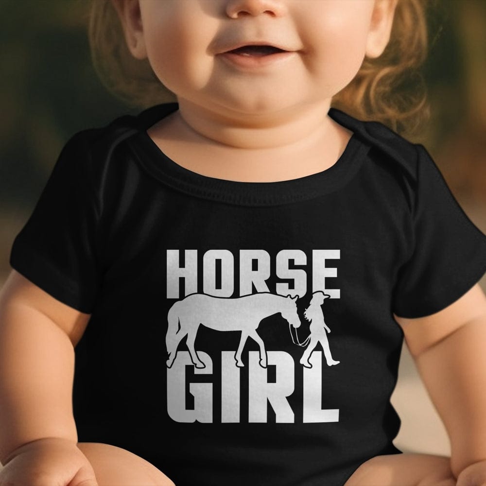 Baby Shirts Horse and Girl Shirt