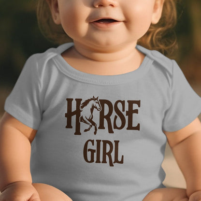 Baby Shirts Horse Girl - Baby Shirt