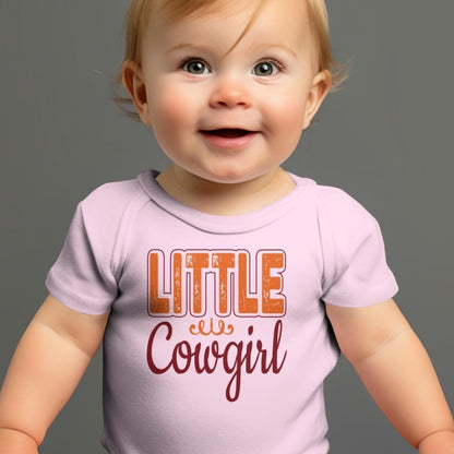 Baby Shirts Little Cowgirl - Baby Shirt