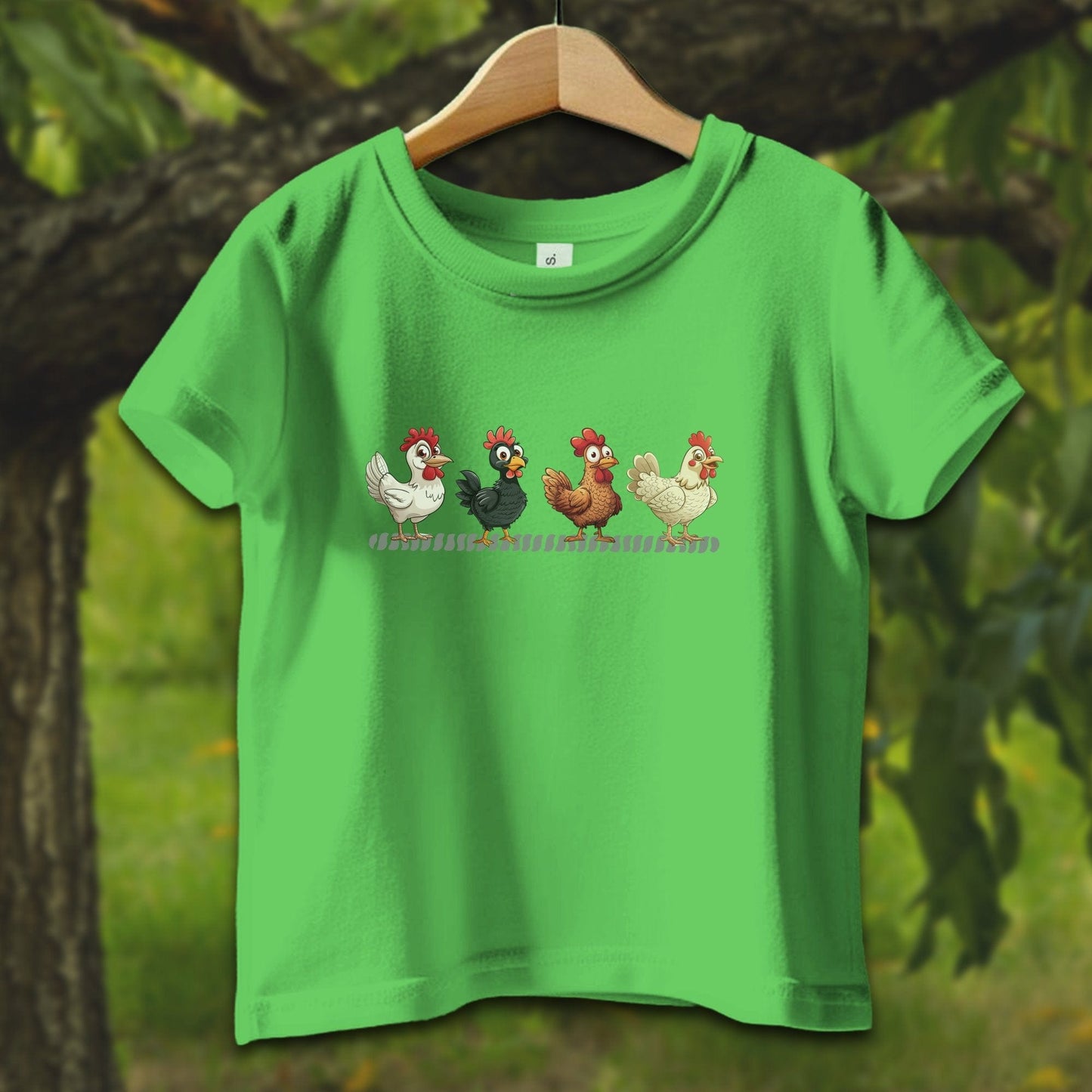 Baby Shirts T-Shirt Infant / 12 Months / Apple Funny Chicken - Baby Shirt