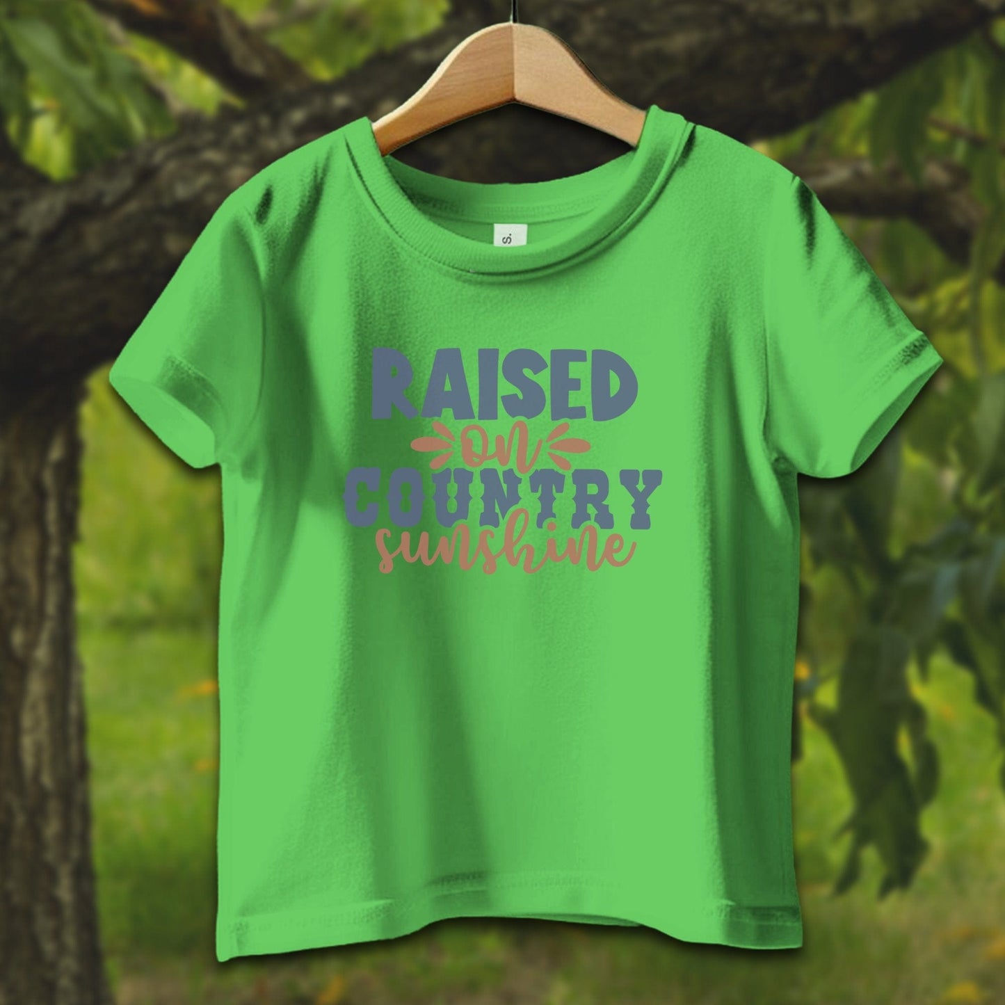 Baby Shirts T-Shirt Infant / 12 Months / Apple Raised on Country Sunshine - Baby Shirt