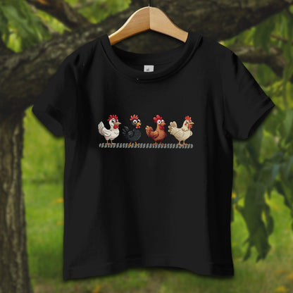 Baby Shirts T-Shirt Infant / 12 Months / Black Funny Chicken - Baby Shirt