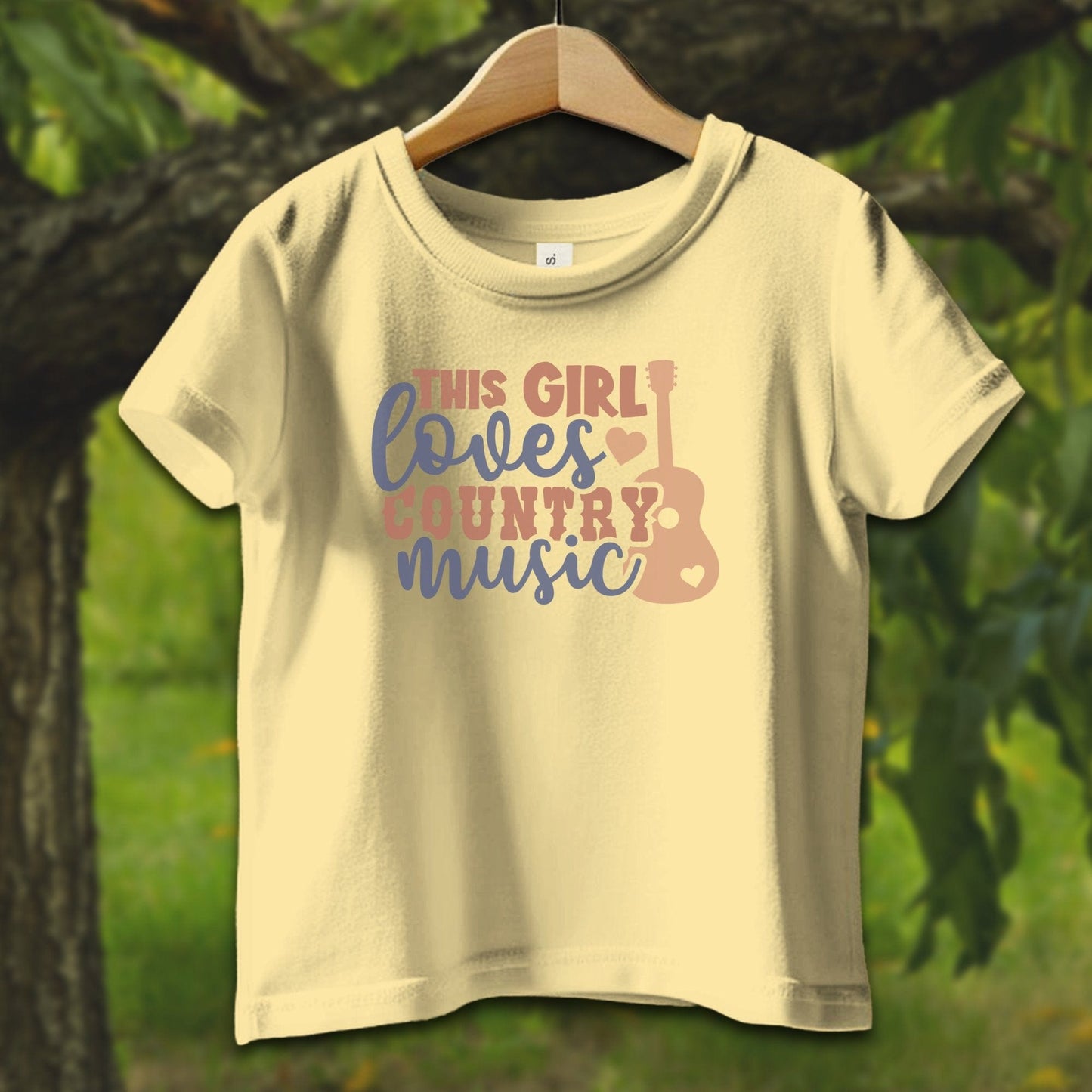 Baby Shirts T-Shirt Infant / 12 Months / Butter This Girl Loves Country Music - Baby Shirt