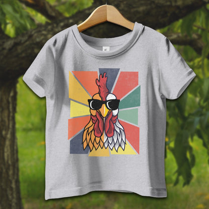 Baby Shirts T-Shirt Infant / 12 Months / Heather Cool Rooster - Baby Shirt