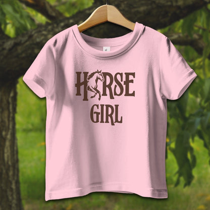 Baby Shirts T-Shirt Infant / 12 Months / Pink Horse Girl - Baby Shirt